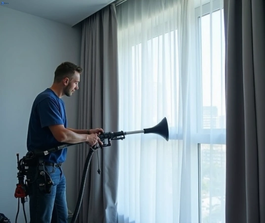 Professional commercial curtain cleaning process equipment Matty Curtain Cleaning niddrie-vic
