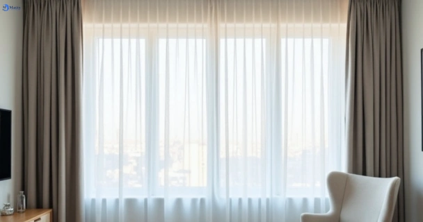 Restored vibrant drapes in niddrie-vic QLD after Matty Curtain Cleaning